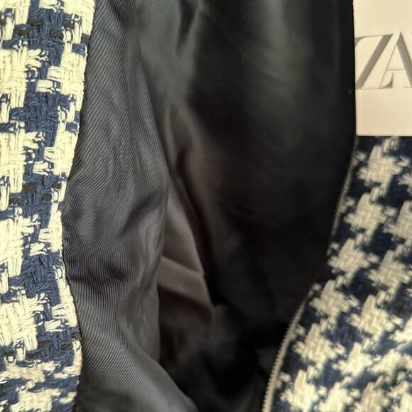 Zara Co-Ord Set Textured Bomber Shorts New - Picture 11 of 12